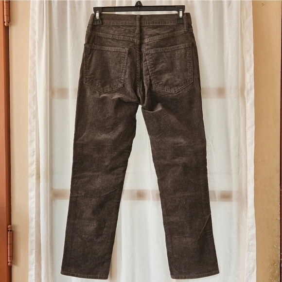 GAP HIGH RISE VINTAGE SLIM CORDUROY PANTS WOMEN'S PETITE SIZE 25|0 - Picture 8 of 16